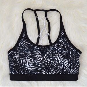 C9‎ by Champion Strappy Back Sports Bra | Medium, Palm Frond Print